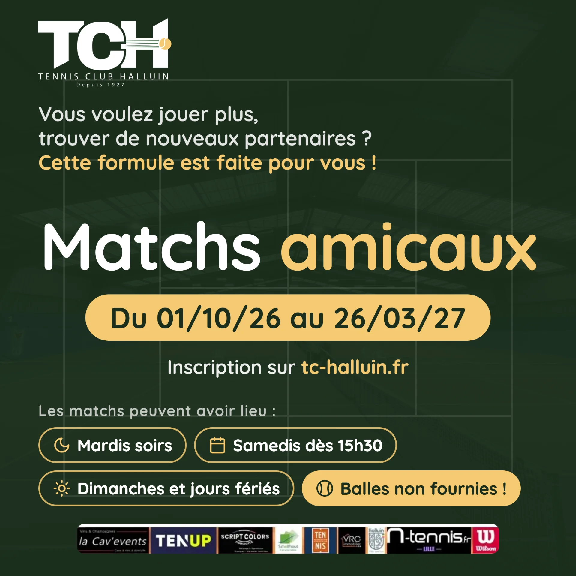 MATCHS AMICAUX
